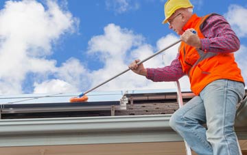 Tame Water soft wash roof cleaning